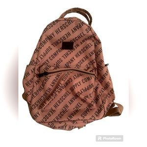 Herschel Nova Small Backpack- Ash Rose with Logo